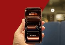 Free Hand Holding iPhone 17 Pro Mockup PSD Free Hand Holding iPhone 17 Pro Mockup PSD