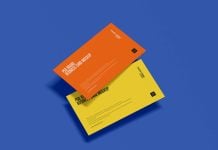 Free Brand Business Card Mockup PSD