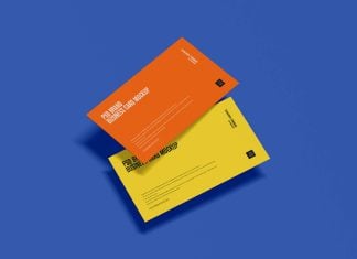 Free Brand Business Card Mockup PSD