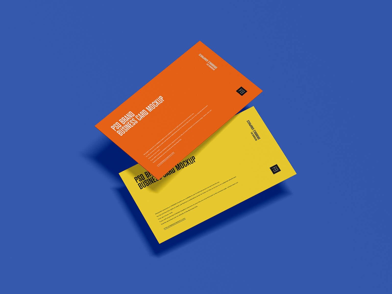 Free Brand Business Card Mockup PSD