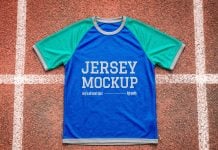 Free Raglan Ringer Baseball T-Shirt Mockup PSD Free Raglan Ringer Baseball T-Shirt Mockup PSD