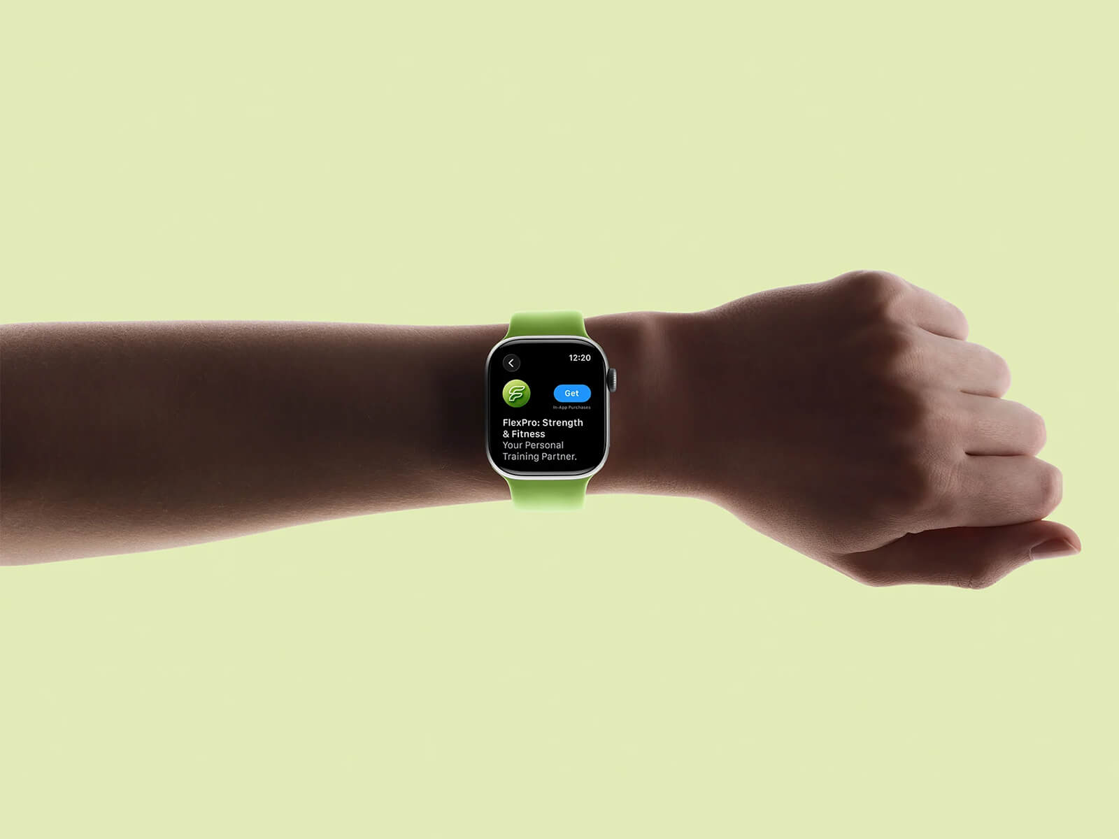 Free Apple Watch Series 11 in Hand Mockup PSD & FIG