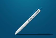 Free Branding Ball Pen Mockup PSD Set