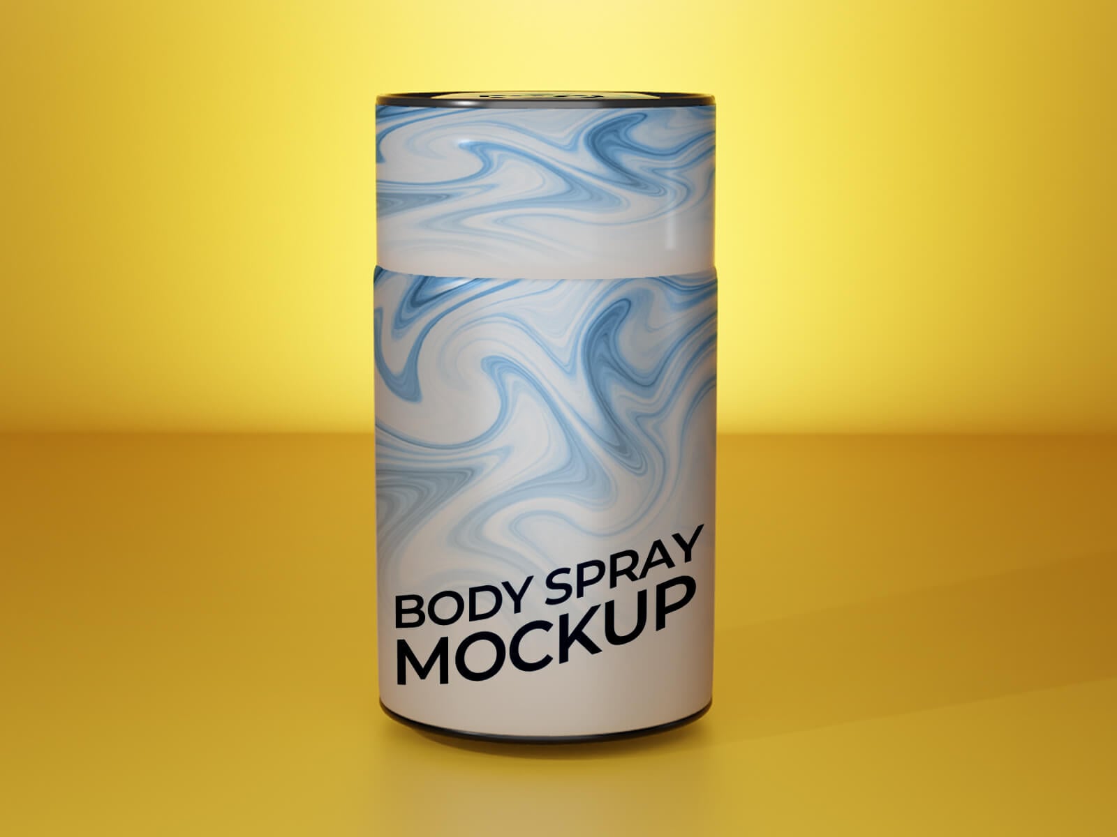 Free Body Spray Bottle Mockup PSD Set