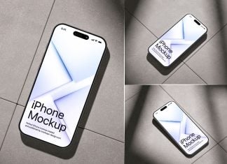 3 Free Premium iPhone 17 Mockup PSD Files Set