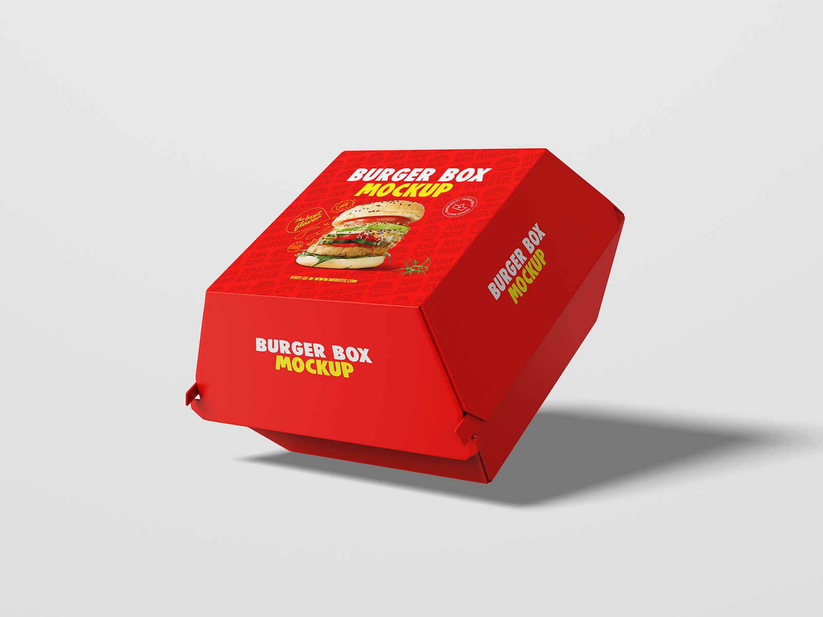 6 Free Burger Packaging Mockup PSD Files