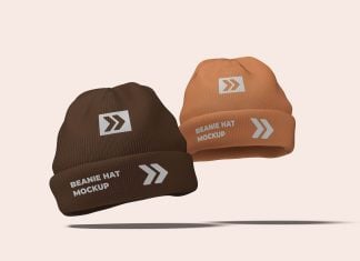 Free Beanie Hat Mockup PSD