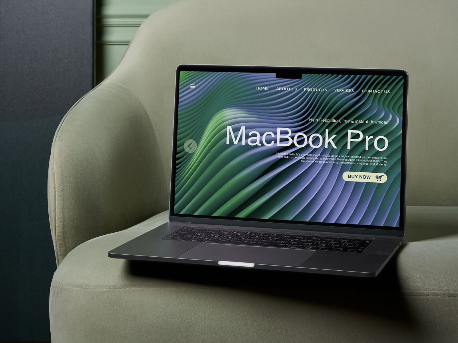 Free-MacBook-Pro-On-The-Sofa-Edge-Mockup-PSD