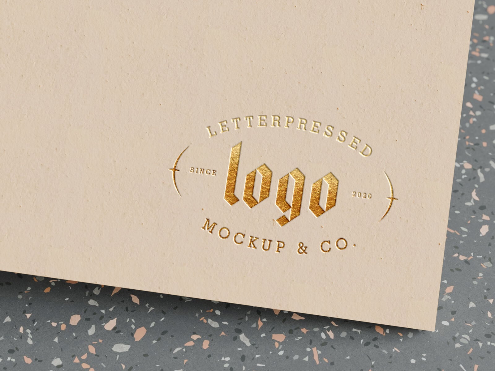 Free-Premium-Letterpressed-Paper-Logo-Mockup-Foil