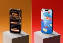 Free iPhone 17 Pro On Stage Mockup PSD