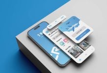 Free iPhone App Screen UI Mockup PSD