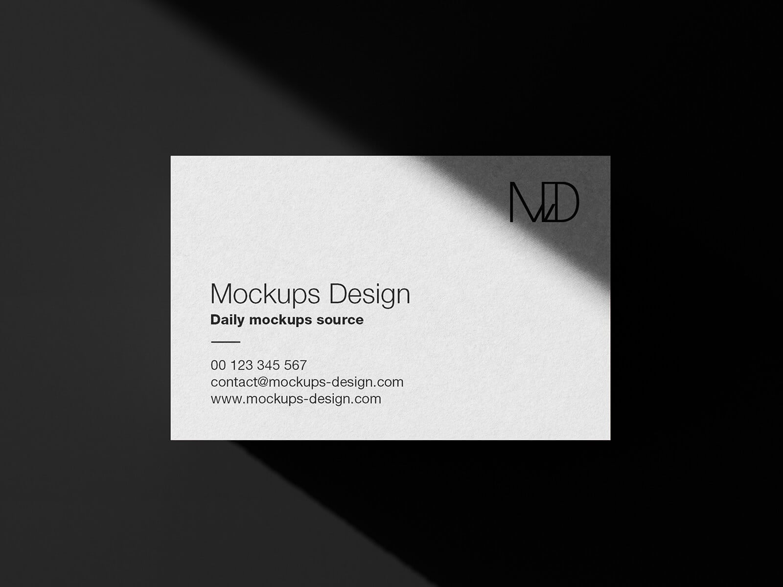 5 Free Stacked Business Card Mockup PSD Files