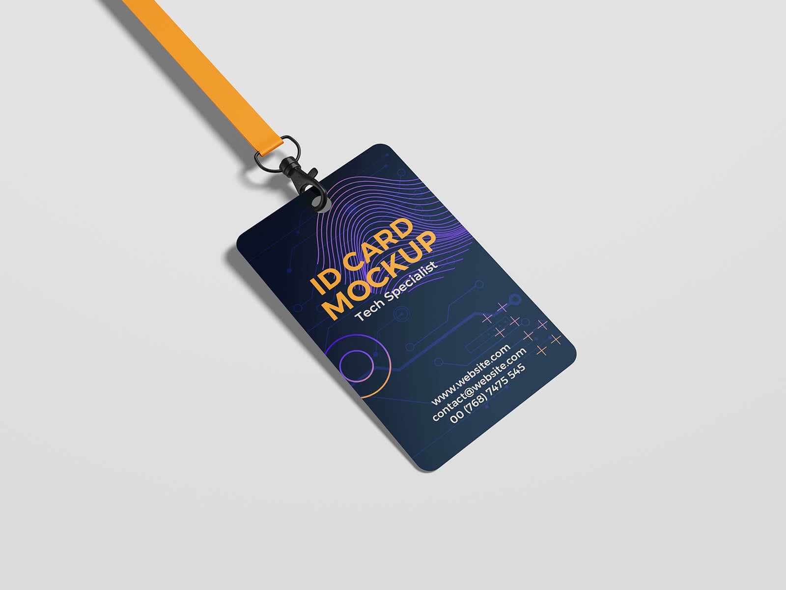 6 Free Premium ID Card Badge Mockup PSD Files