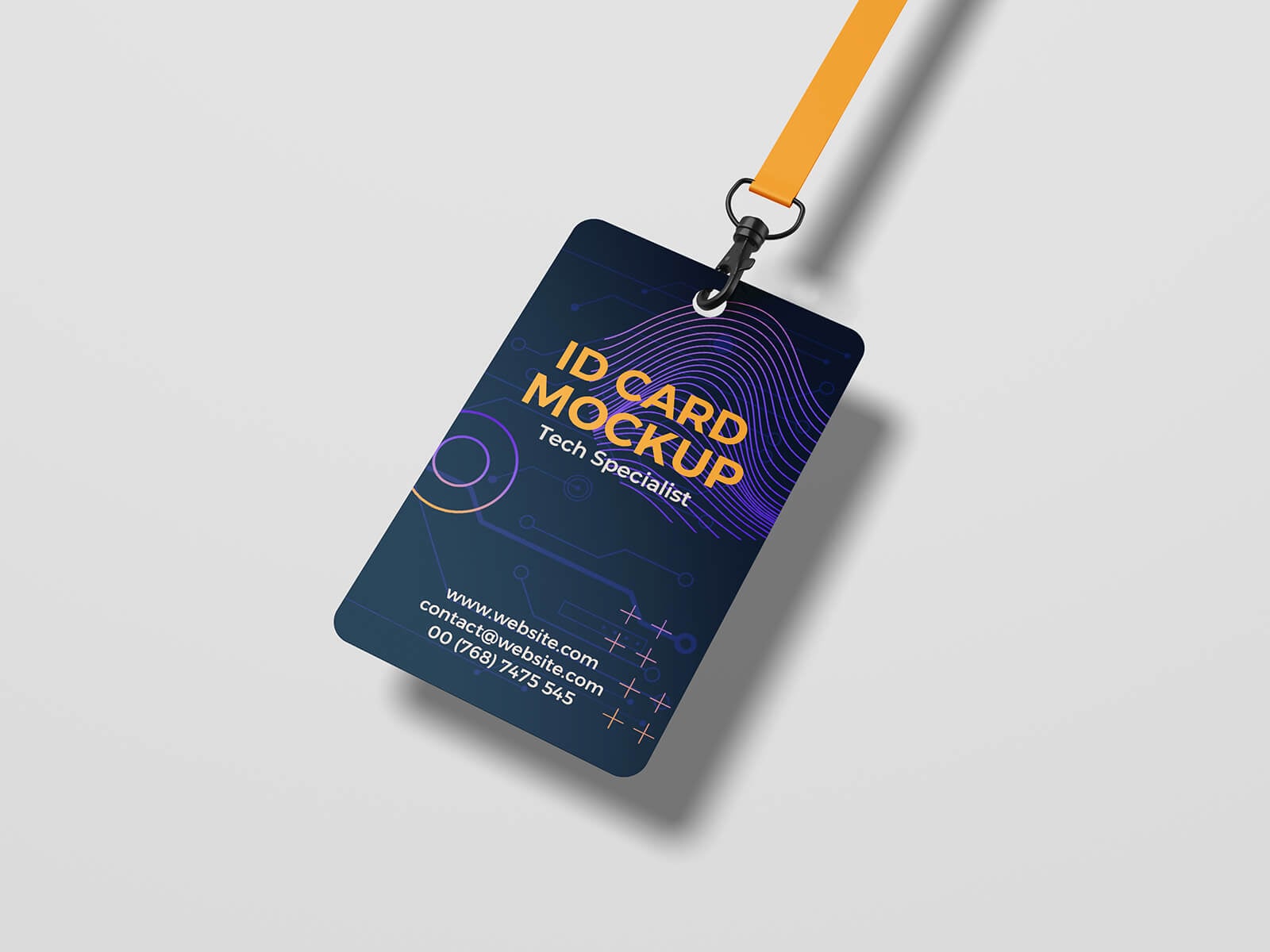 6 Free Premium ID Card Badge Mockup PSD Files
