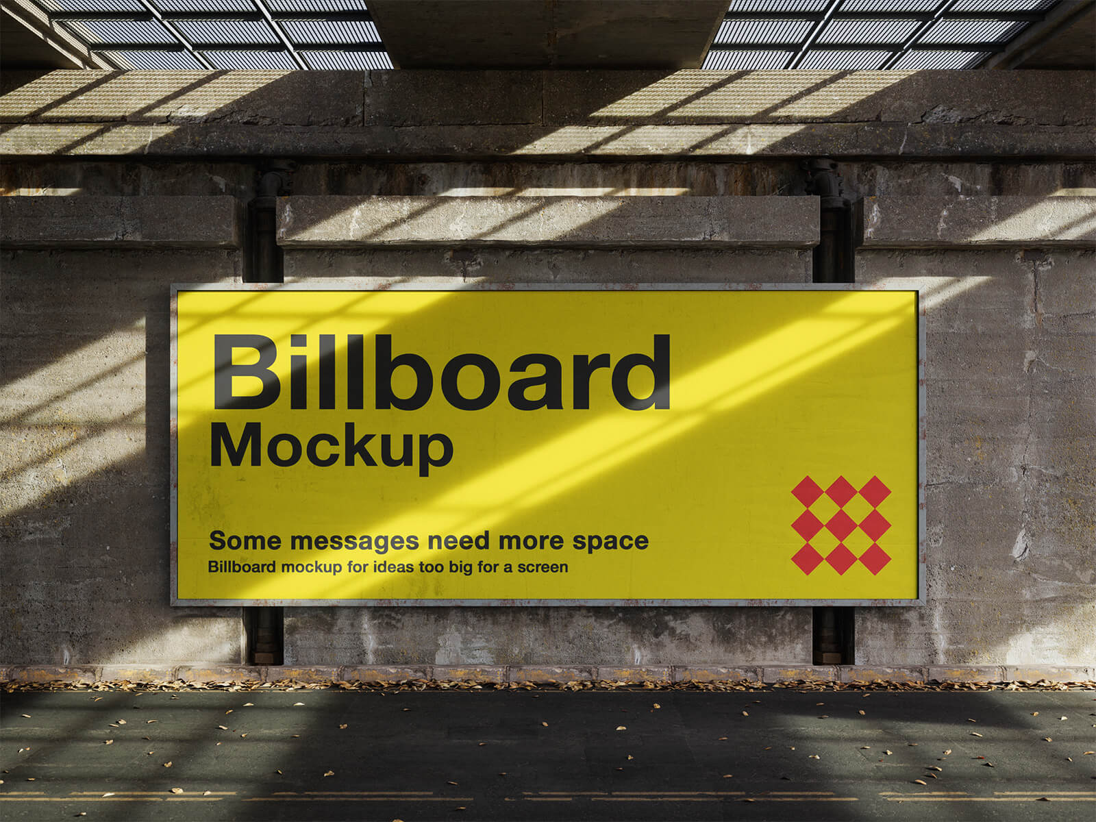 Free Roadside Billboard Mockup PSD Set