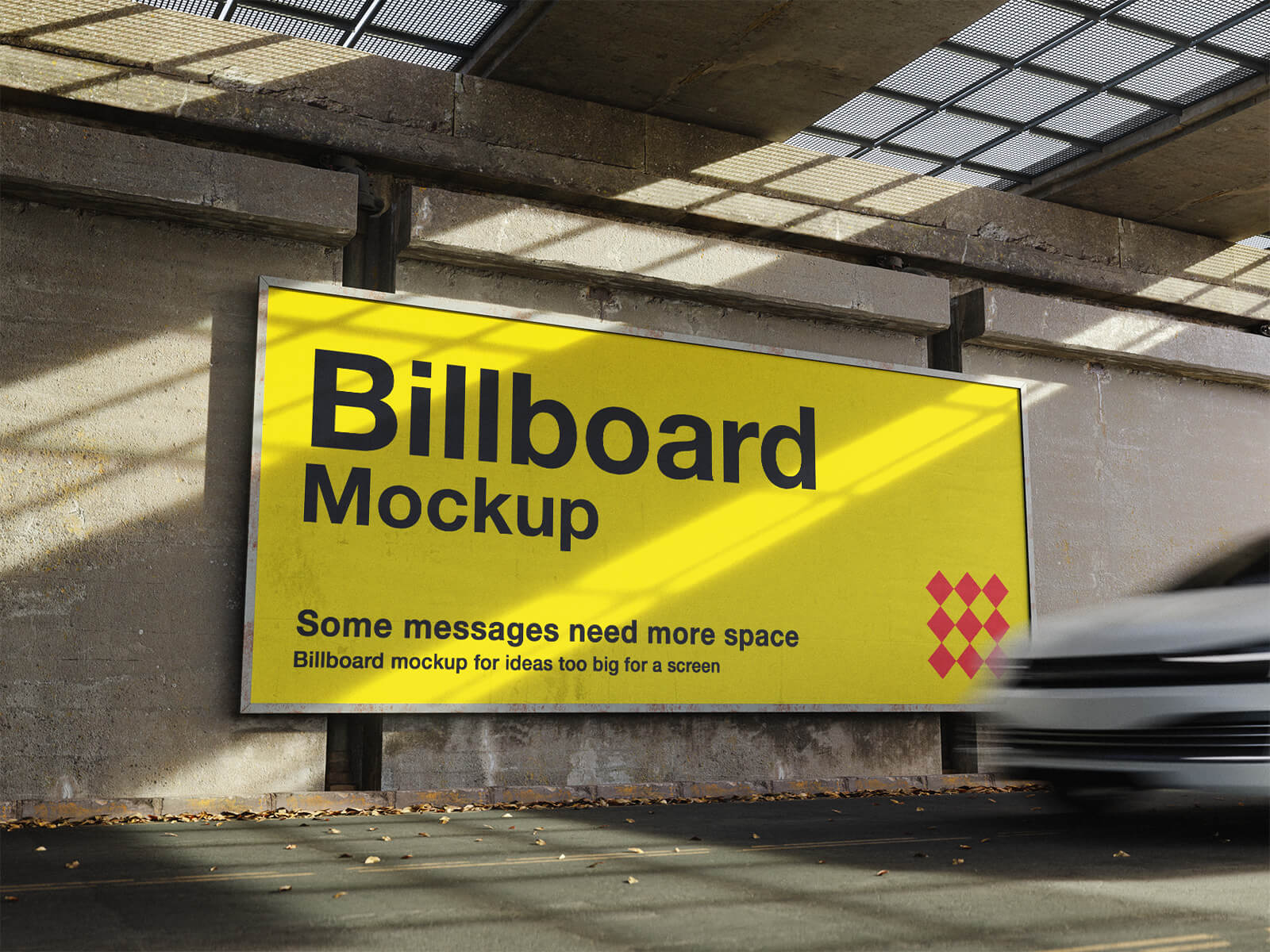 Free Roadside Billboard Mockup PSD Set